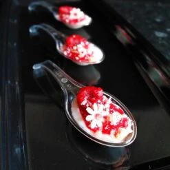 30 Cuillères Verrines Chinoises Cristal -Vacances Vaisselle Magasin cuillere verrine chinoise cristal par 30 recyclable reutilisable 3