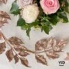Décoration Branche Pailletée Rose Gold 80 Cm -Vacances Vaisselle Magasin decoration branche pailletee rose gold 80 cm