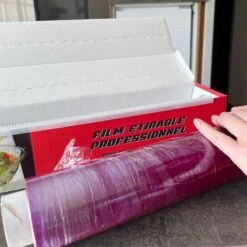 Film étirable Alimentaire Transparent 300m -Vacances Vaisselle Magasin film etirable alimentaire transparent 300m 2