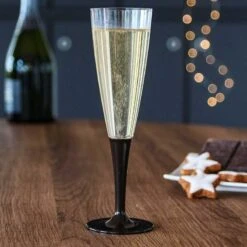 10 Flûtes à Pied Premium Chocolat