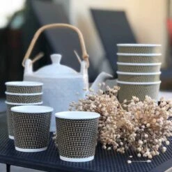 50 Gobelets Double Paroi 12 Cl 14 50 Gobelets Double Paroi 12 Cl -Vacances Vaisselle Magasin gobelet biodegradable 12cl double paroi par 50 4