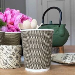 25 Gobelets Double-paroi 24 Cl -Vacances Vaisselle Magasin gobelet biodegradable 24cl double paroi par 25 2