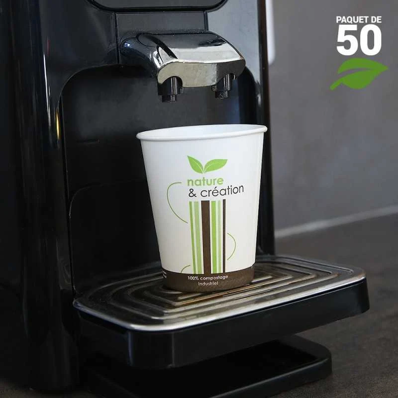 50 Gobelets Nature 18 Cl 3 50 Gobelets Nature 18 Cl