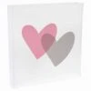 Livre D'or Spécial Fêtes Décor Coeur Rose