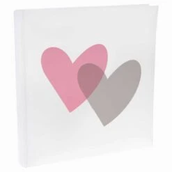 Livre D'or Spécial Fêtes Décor Coeur Rose