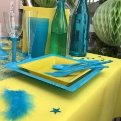 Nappe En Non-tissé Jaune Vif 25 M -Vacances Vaisselle Magasin nappe en non tisse jaune vif 25 metres 2
