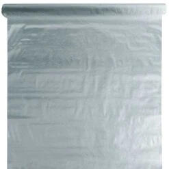 Nappe En Non-tissé Métallique Argent 5 M