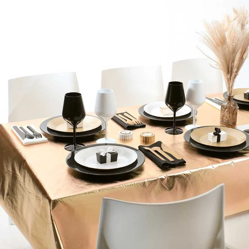 Nappe En Non-tissé Métallique Or 5 M 5 Nappe En Non-tissé Métallique Or 5 M – Image 3