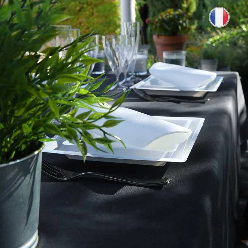 Nappe En Non-tissé Noir 25 M 5 Nappe En Non-tissé Noir 25 M – Image 3