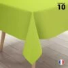 Nappe En Non-tissé Vert Anis 10 M -Vacances Vaisselle Magasin nappe en non tisse vert anis 10 metres