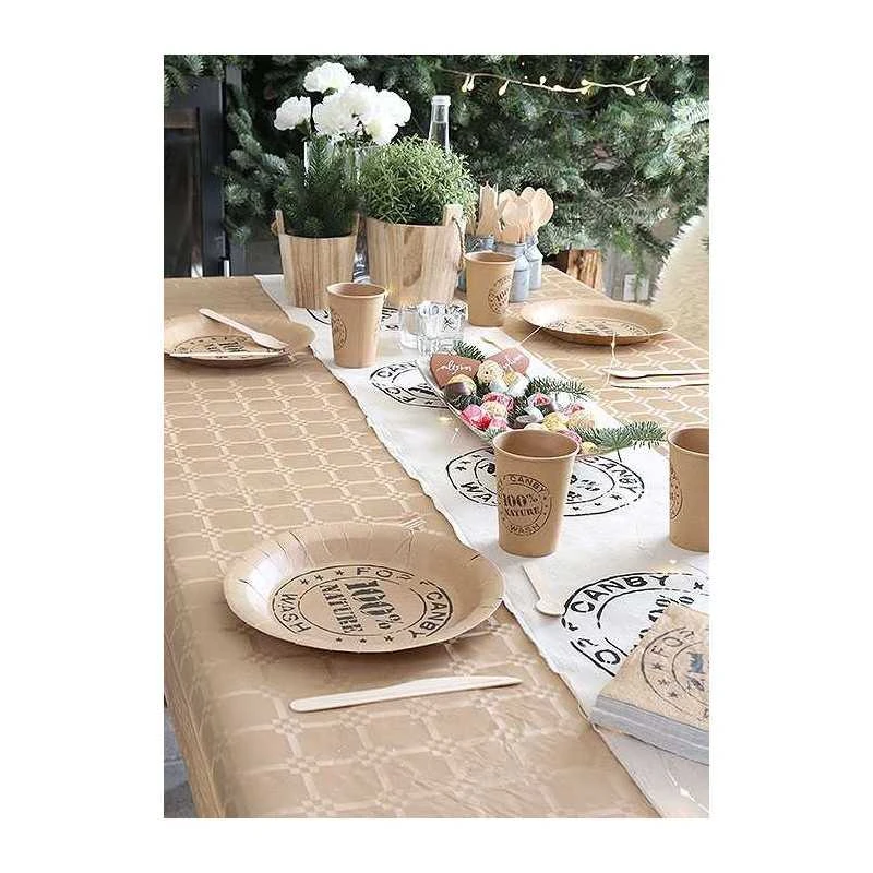 Nappe En Papier Damassé Esprit Kraft 25 M 5 Nappe En Papier Damassé Esprit Kraft 25 M – Image 3