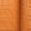 Nappe En Papier Damassé Mandarine Orange 25 M -Vacances Vaisselle Magasin nappe en papier damasse mandarine 25 metres