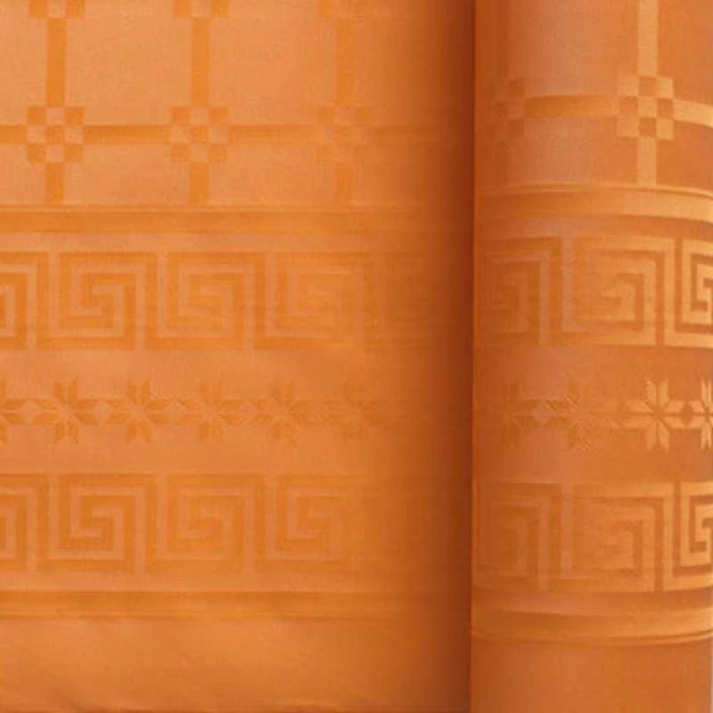 Nappe En Papier Damassé Mandarine Orange 25 M 3 Nappe En Papier Damassé Mandarine Orange 25 M