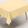 Nappe Non Tissée Prestige Jaune Clair 10m Table'Colors -Vacances Vaisselle Magasin nappe non tissee prestige jaune clair 10m table colors
