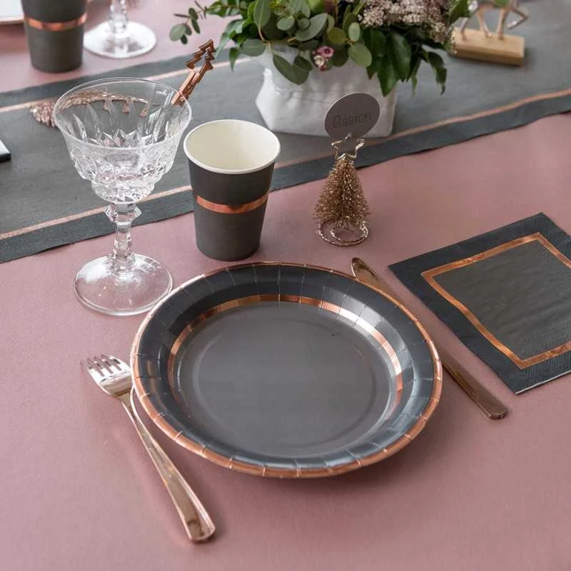 Nappe Non Tissée Prestige Rose Gold 10 M Table'Colors 5 Nappe Non Tissée Prestige Rose Gold 10 M Table'Colors – Image 3
