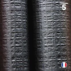 Nappe Papier Tendance Lin Noir ébène 5 M