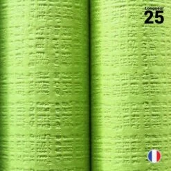 Nappe Papier Tendance Lin Vert Anis 25 M