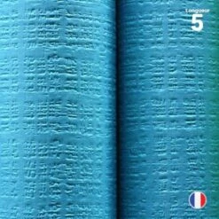 Nappe Papier Tendance Lin Turquoise 5 M