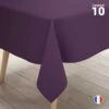 Nappe En Non-tissé Aubergine 10 M -Vacances Vaisselle Magasin nappes en non tisse aubergine 10 metres