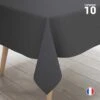 Nappe En Non-tissé Gris Titane 10 M