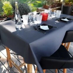 Nappe En Non-tissé Gris Titane 10 M -Vacances Vaisselle Magasin nappes en non tisse gris titane 10 metres 6