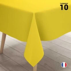 Nappe En Non-tissé Jaune Citron 10 M