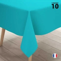 Nappe En Non-tissé Turquoise 10 M