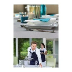 Pack 1 Nappe En Intissé Grise + 50 Serviettes Grises -Vacances Vaisselle Magasin pack 1 nappe intisse grise 50 serviettes grises 4