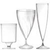 Pack 3 X 100 Flûtes, Verres à Eau Et Verres à Vin -Vacances Vaisselle Magasin pack 100 3 x 100 flutes verres a eau et verres a vin