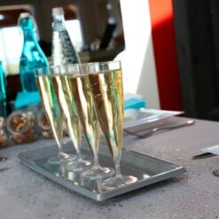 Pack 100 Flûtes Cristal Torsadées 13,5 Cl Discount -Vacances Vaisselle Magasin pack 100 flutes cristal torsadees 135 cl discount 6