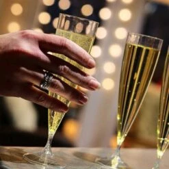 Pack 100 Flûtes Champagne Luxe 13,5 Cl 11 Pack 100 Flûtes Champagne Luxe 13,5 Cl -Vacances Vaisselle Magasin pack 100 flutes luxe 135 cl lavables reutilisables 1