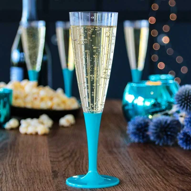 Pack 100 Flûtes Turquoise 3 Pack 100 Flûtes Turquoise