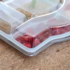 Pack 100 Plateaux Repas + Couvercles 16 Pack 100 Plateaux Repas + Couvercles -Vacances Vaisselle Magasin pack 100 plateaux repas couvercles recyclables reutilisables 4