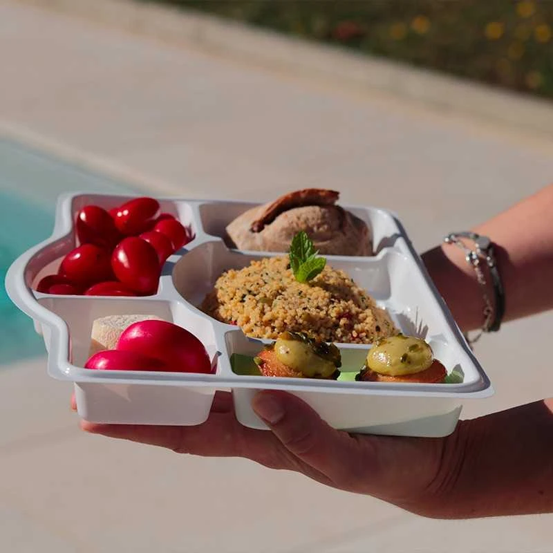 Pack 100 Plateaux Repas + Couvercles 10 Pack 100 Plateaux Repas + Couvercles – Image 8