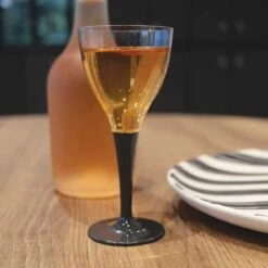 Pack 100 Verres à Pied Gris Ardoise