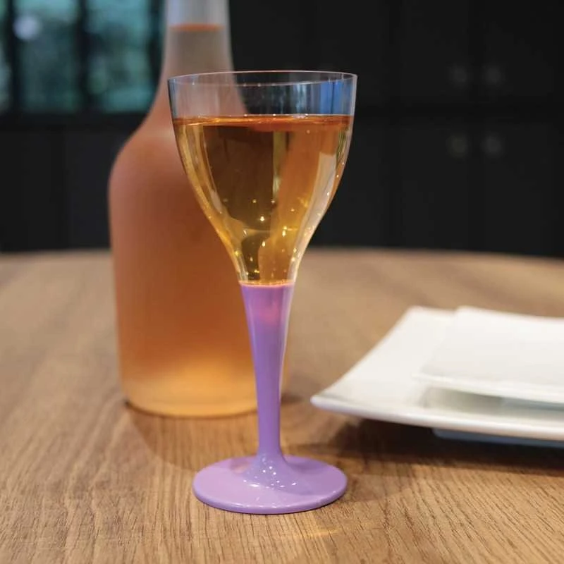 Pack 100 Verres à Pied Lilas 3 Pack 100 Verres à Pied Lilas