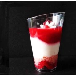 Pack 100 Verrines Apéritives Biseau 7 Cl Discount -Vacances Vaisselle Magasin pack 100 verrines aperitives biseau 7 cl discount 4