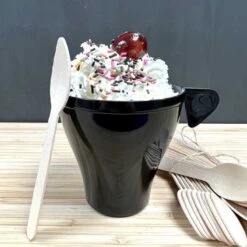 Pack 100 Verrines Tasses + 100 Cuillères