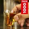 Pack 1000 Verres Shooter 3 Cl -Vacances Vaisselle Magasin pack 1000 verres shooter 3 cl recyclables