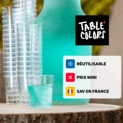Pack 1000 Verres Shooter 3 Cl -Vacances Vaisselle Magasin pack 1000 verres shooter 3 cl recyclables 2