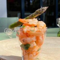 Pack 108 Verrines Tasses + 100 Cuillères Bois -Vacances Vaisselle Magasin pack 108 verrines tasses 100 cuilleres bois 1