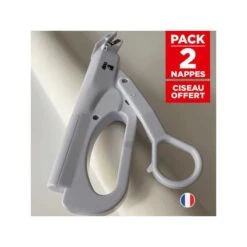 Pack 2 Nappes Blanches Intissées + 1 Ciseau électrique