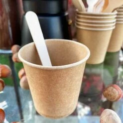 Pack 2 X 100 Gobelets 100 % Kraft 12 Cl + 24 Cl -Vacances Vaisselle Magasin pack 2 x 100 gobelets 100 kraft 12 cl 24 cl 5