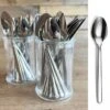 Pack 80 Petites Cuillères Inox Réutilisables 12,5 Cm 1 Pack 80 Petites Cuillères Inox Réutilisables 12,5 Cm -Vacances Vaisselle Magasin pack 2 x 40 petites cuilleres inox