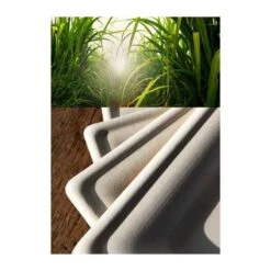 Pack 2 X 50 Assiettes Fibre Naturelle Carrée26-20 Cm -Vacances Vaisselle Magasin pack 2 x 50 assiettes fibre naturelle carree 26 20 cm 4