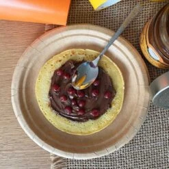 Pack 2 X 50 Assiettes Kraft 17 Et 22 Cm -Vacances Vaisselle Magasin pack 2 x 50 assiettes kraft biodegradables 17 et 22 cm 3