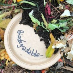 Pack 2 X 50 Assiettes Kraft 17 Et 22 Cm -Vacances Vaisselle Magasin pack 2 x 50 assiettes kraft biodegradables 17 et 22 cm 6