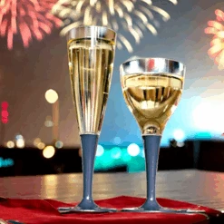 Pack 2 X 50 Flûtes Et Verres à Vin Pieds Ardoise