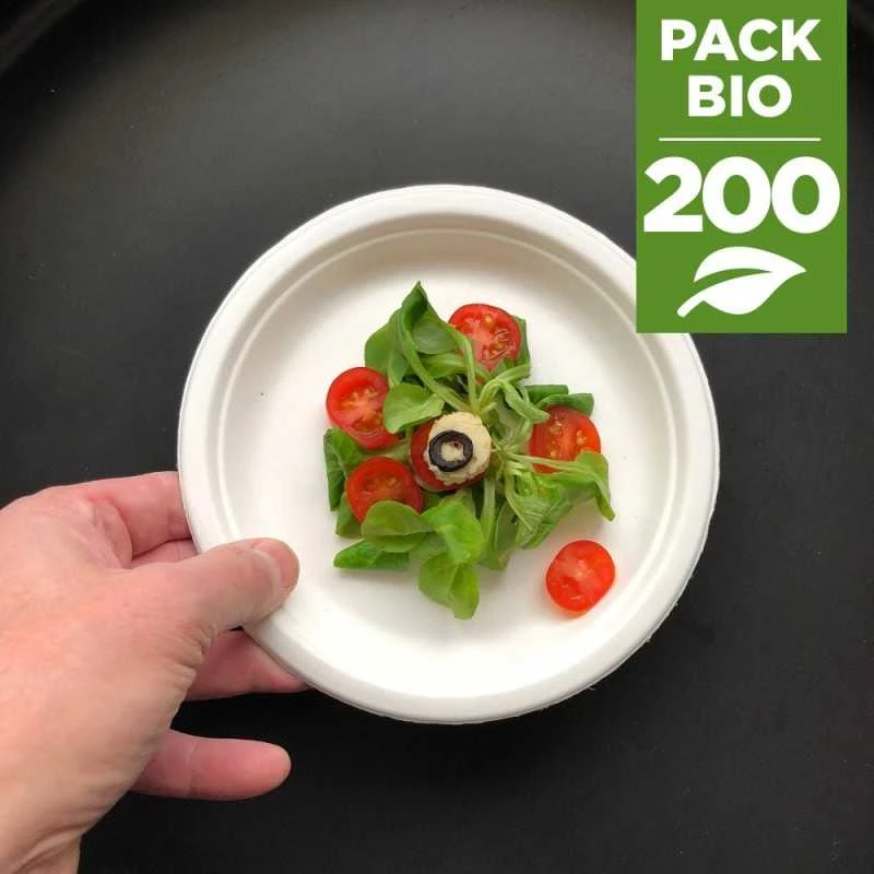 Pack 200 Assiettes Rondes 17 Cm 4 Pack 200 Assiettes Rondes 17 Cm – Image 2