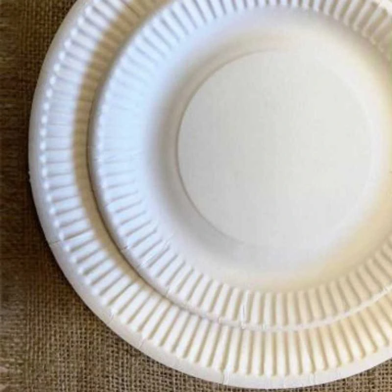Pack 2 X 100 Assiettes Carton Blanc 18 & 23 Cm Nature 3 Pack 2 X 100 Assiettes Carton Blanc 18 & 23 Cm Nature